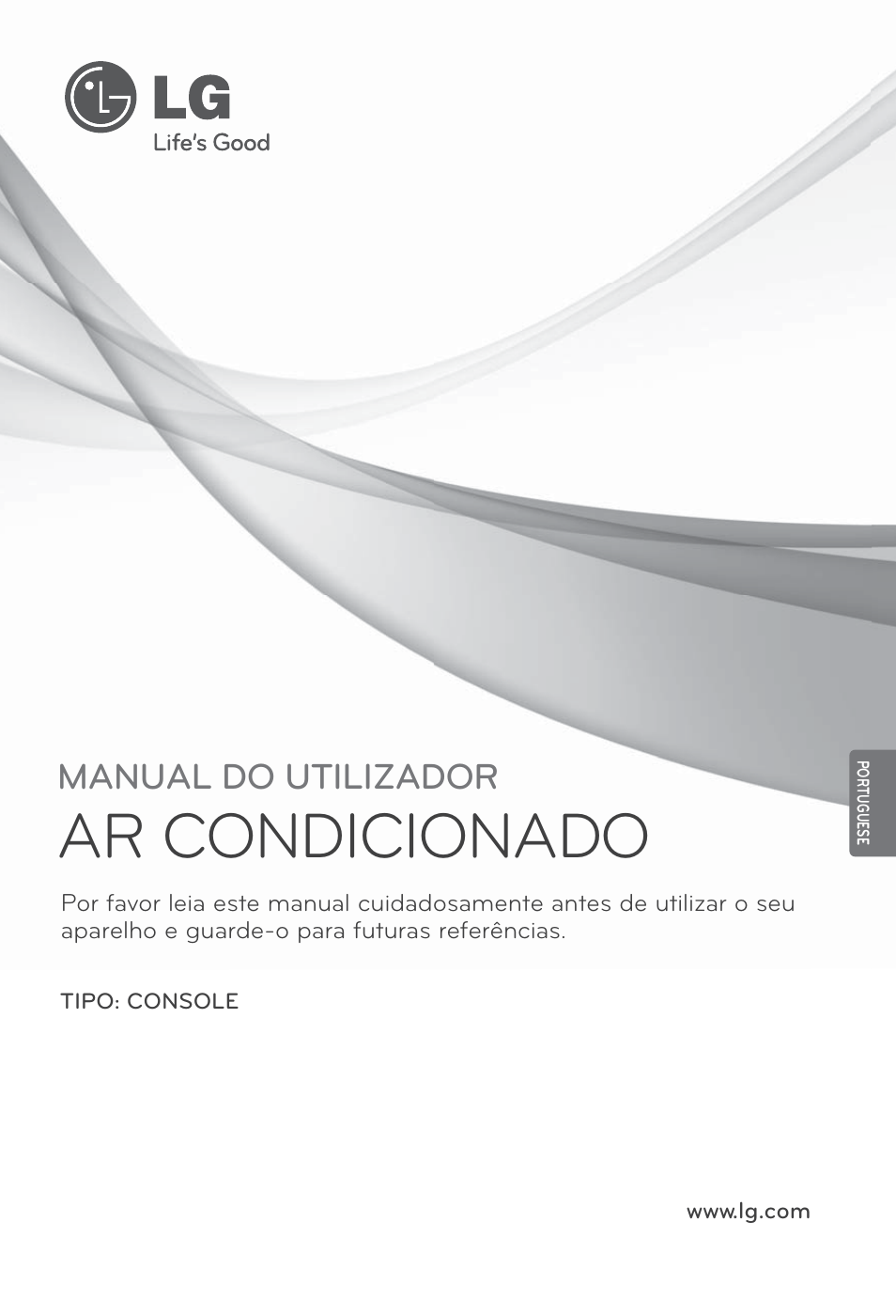 Portuguese, Ar condicionado, Manual do utilizador | LG ARNU07GQAA2 User Manual | Page 85 / 253