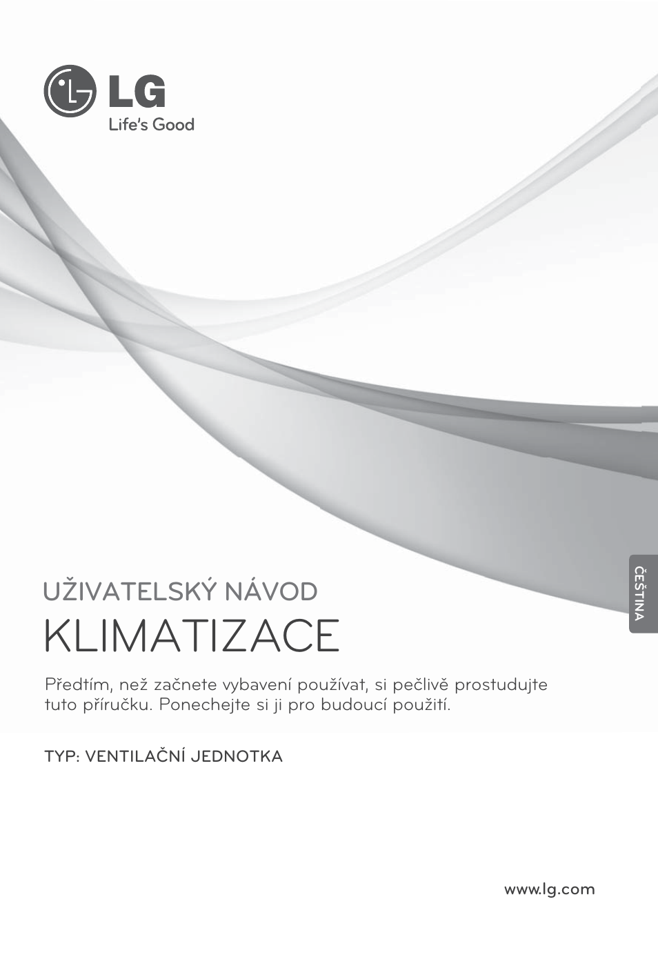 Čeština, Klimatizace, Uživatelský návod | LG LZ-H200GBA2 User Manual | Page 133 / 419