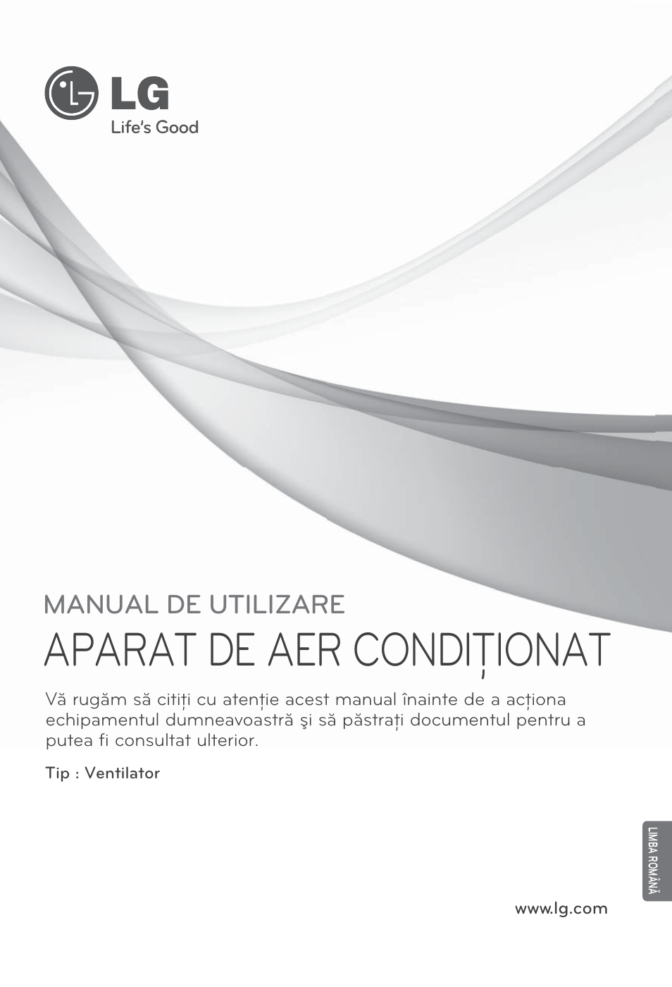 Limba română, Aparat de aer condiţionat, Manual de utilizare | LG LZ-H200GBA2 User Manual | Page 199 / 419