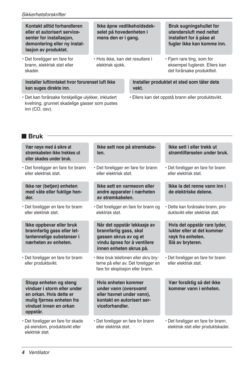 N bruk | LG LZ-H200GBA2 User Manual | Page 356 / 419