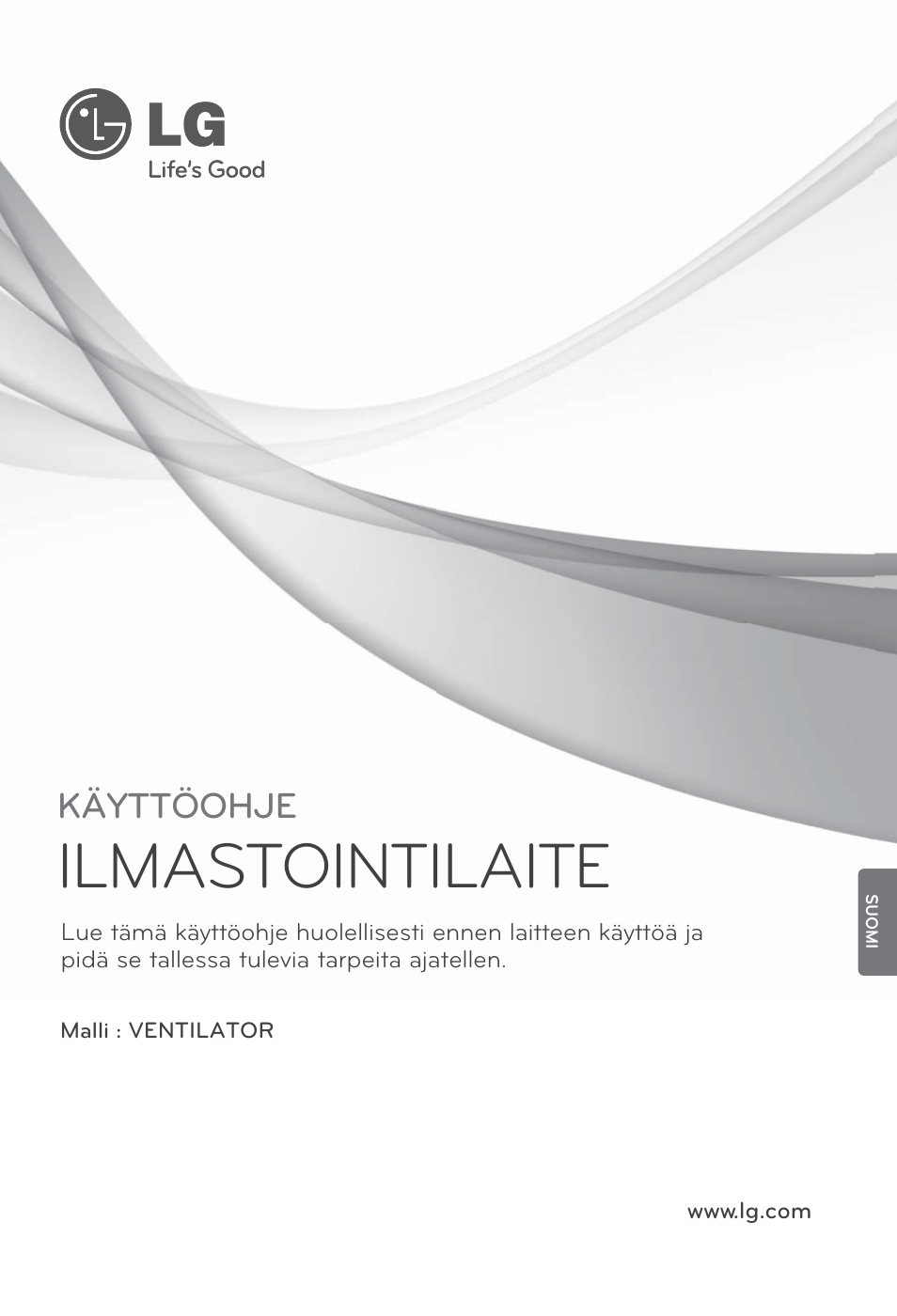 Suomi, Ilmastointilaite, Käyttöohje | LG LZ-H200GBA2 User Manual | Page 375 / 419