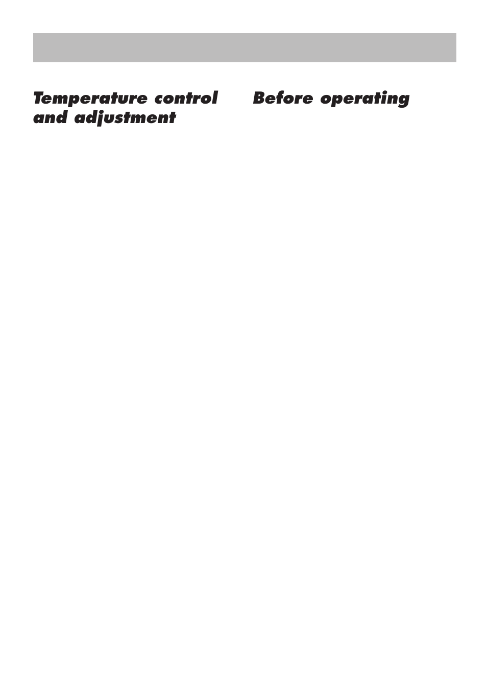 Instructions for use gb, Temperature control and adjustment, Before operating | Beko LBI 2201 User Manual | Page 12 / 55