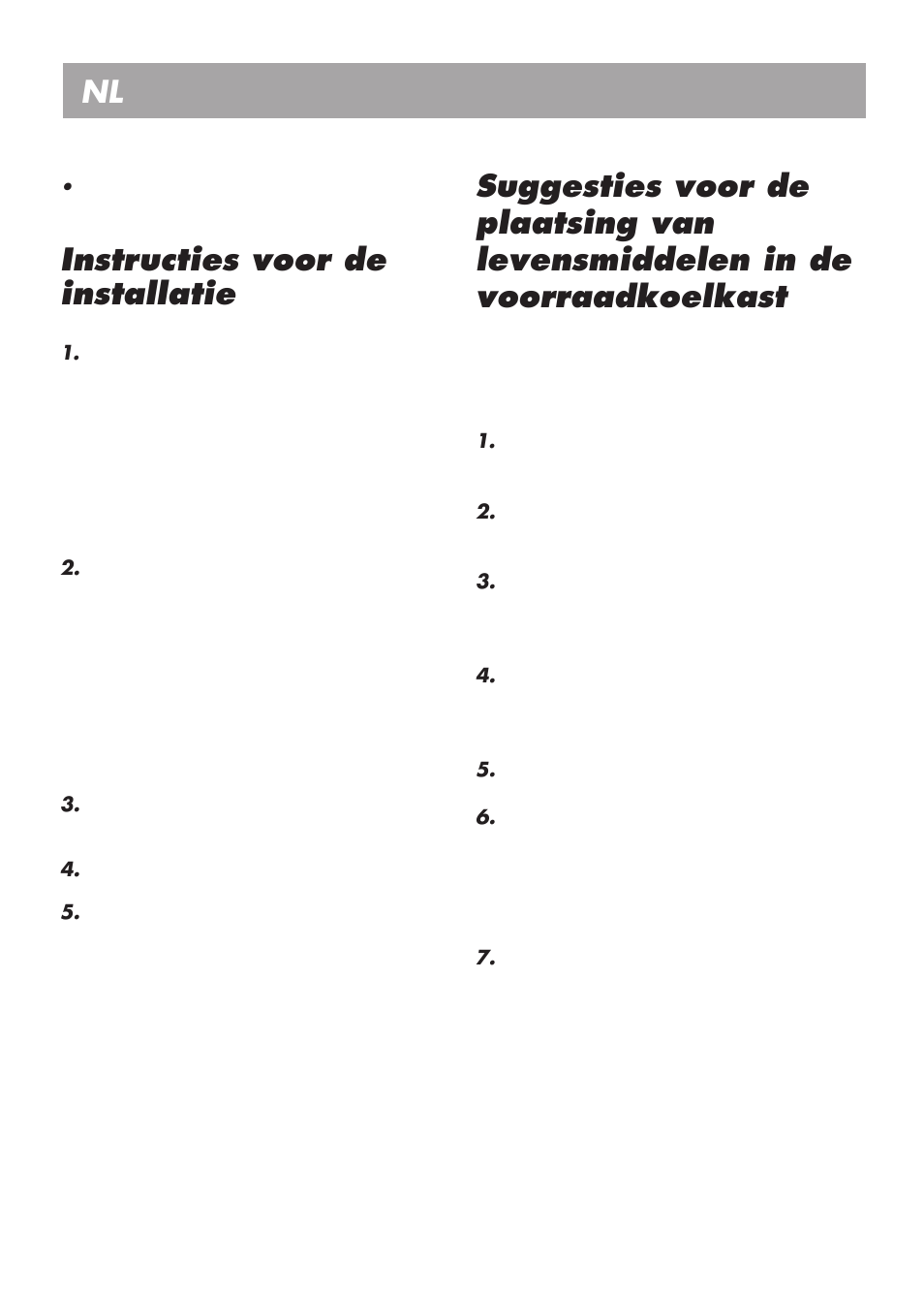 Gebruiksaanwijzing, Instructies voor de installatie | Beko LBI 2201 User Manual | Page 35 / 55