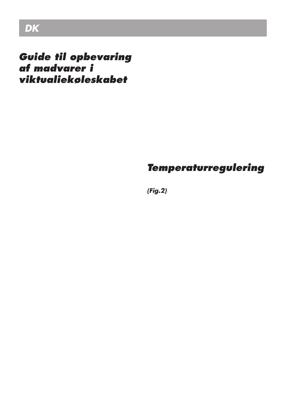 Temperaturregulering | Beko LBI 2201 User Manual | Page 43 / 55