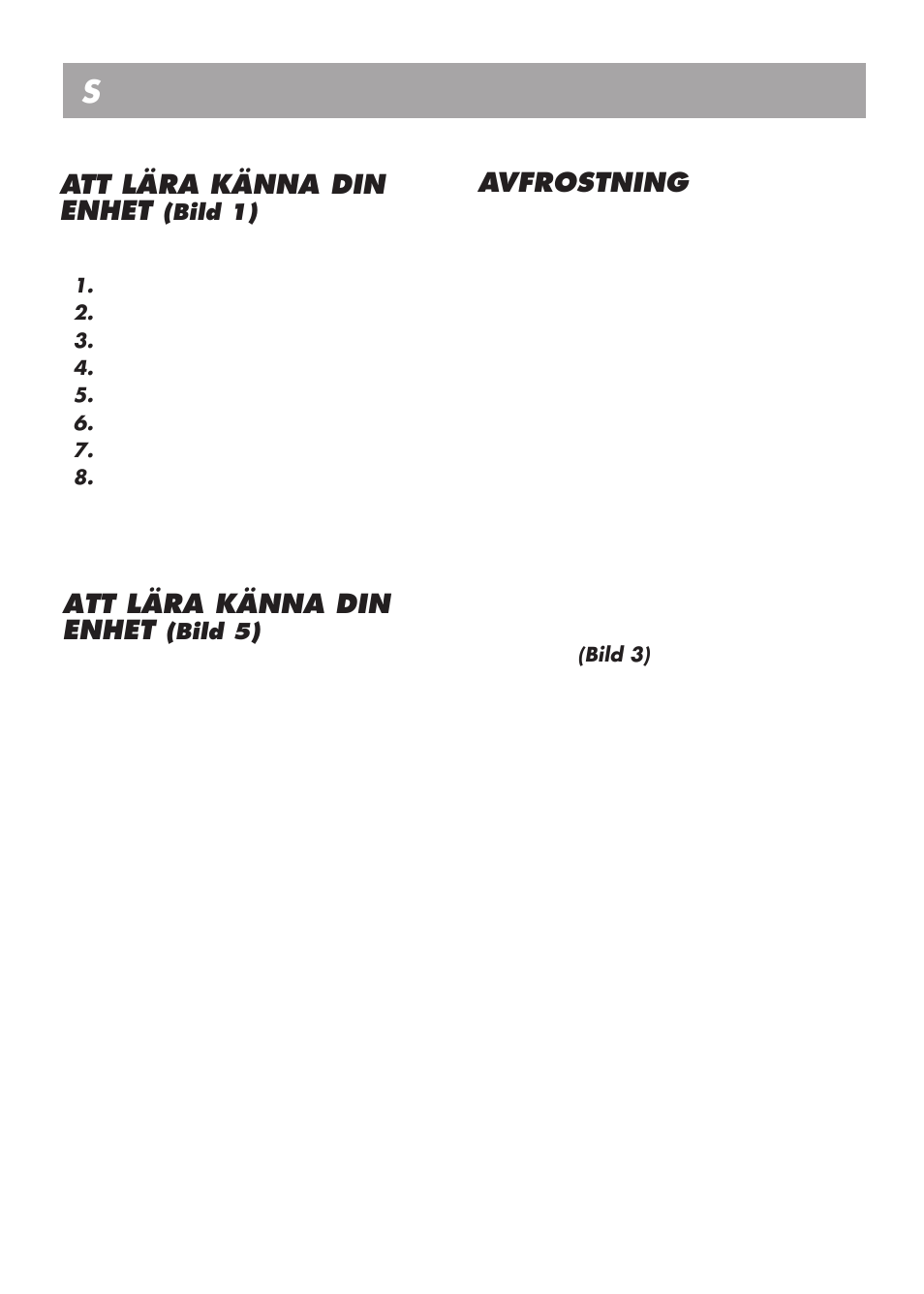 Bruksanvisning s, Att lära känna din enhet, Avfrostning | Beko LBI 2201 User Manual | Page 52 / 55