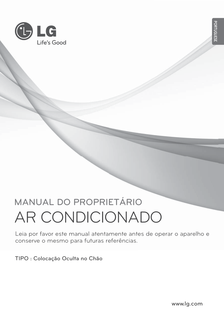 Portuguese, Ar condicionado, Manual do proprietário | LG ARNU24GCFA2 User Manual | Page 121 / 229