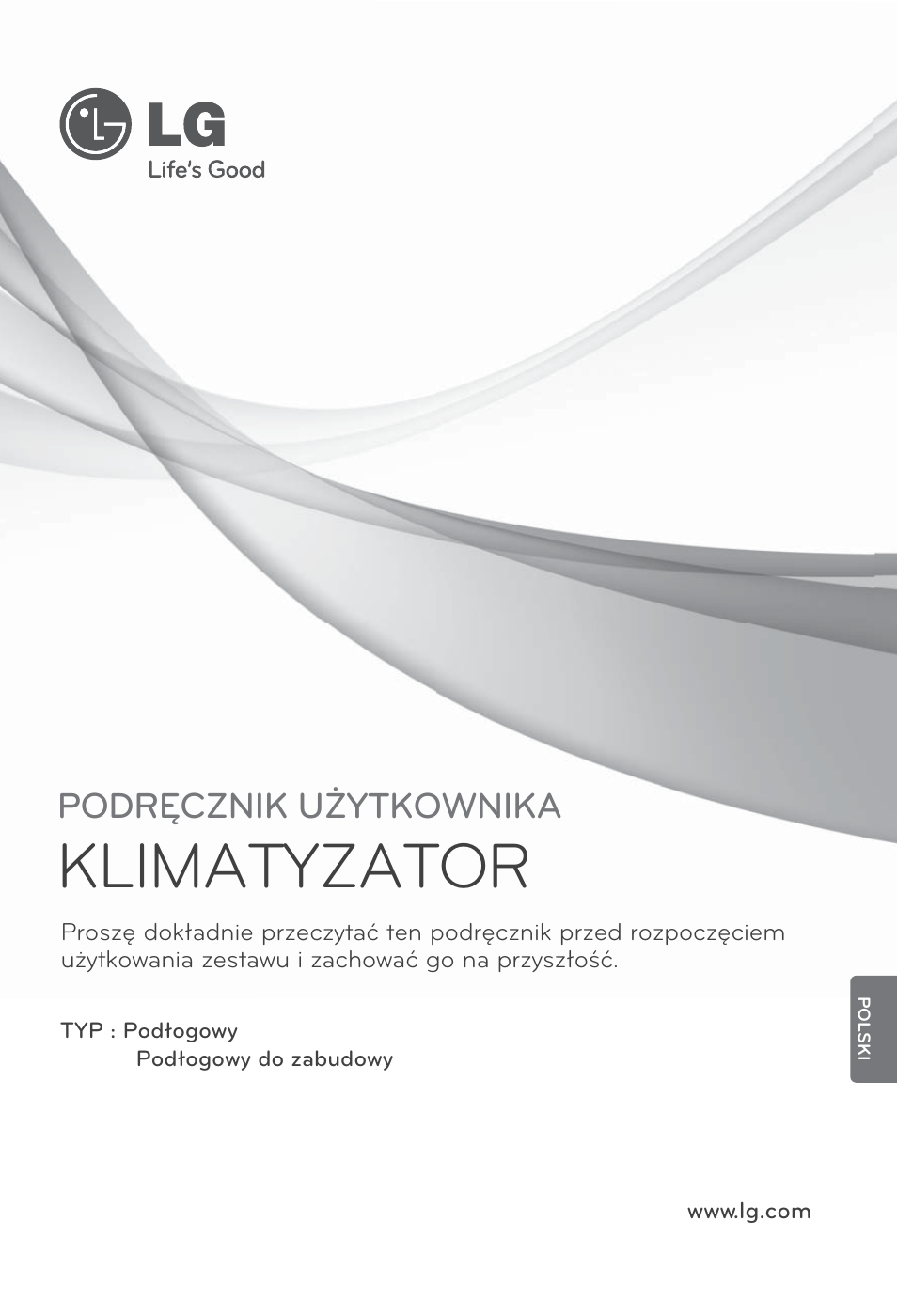 Polski, Klimatyzator, Podręcznik użytkownika | LG ARNU24GCFA2 User Manual | Page 97 / 229