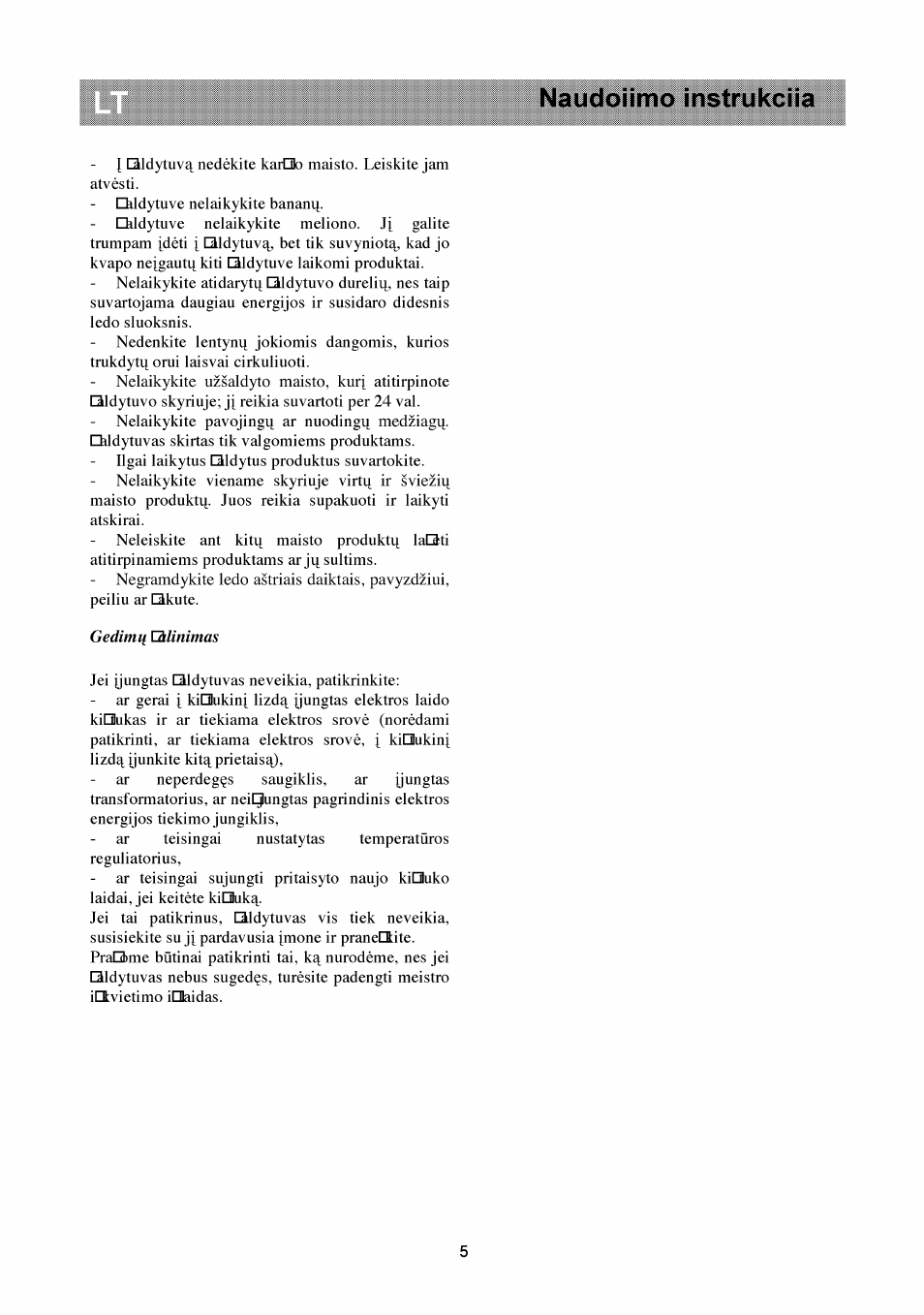 Nauctoiinno ínstrukciia | Beko RBI 2301 User Manual | Page 63 / 72
