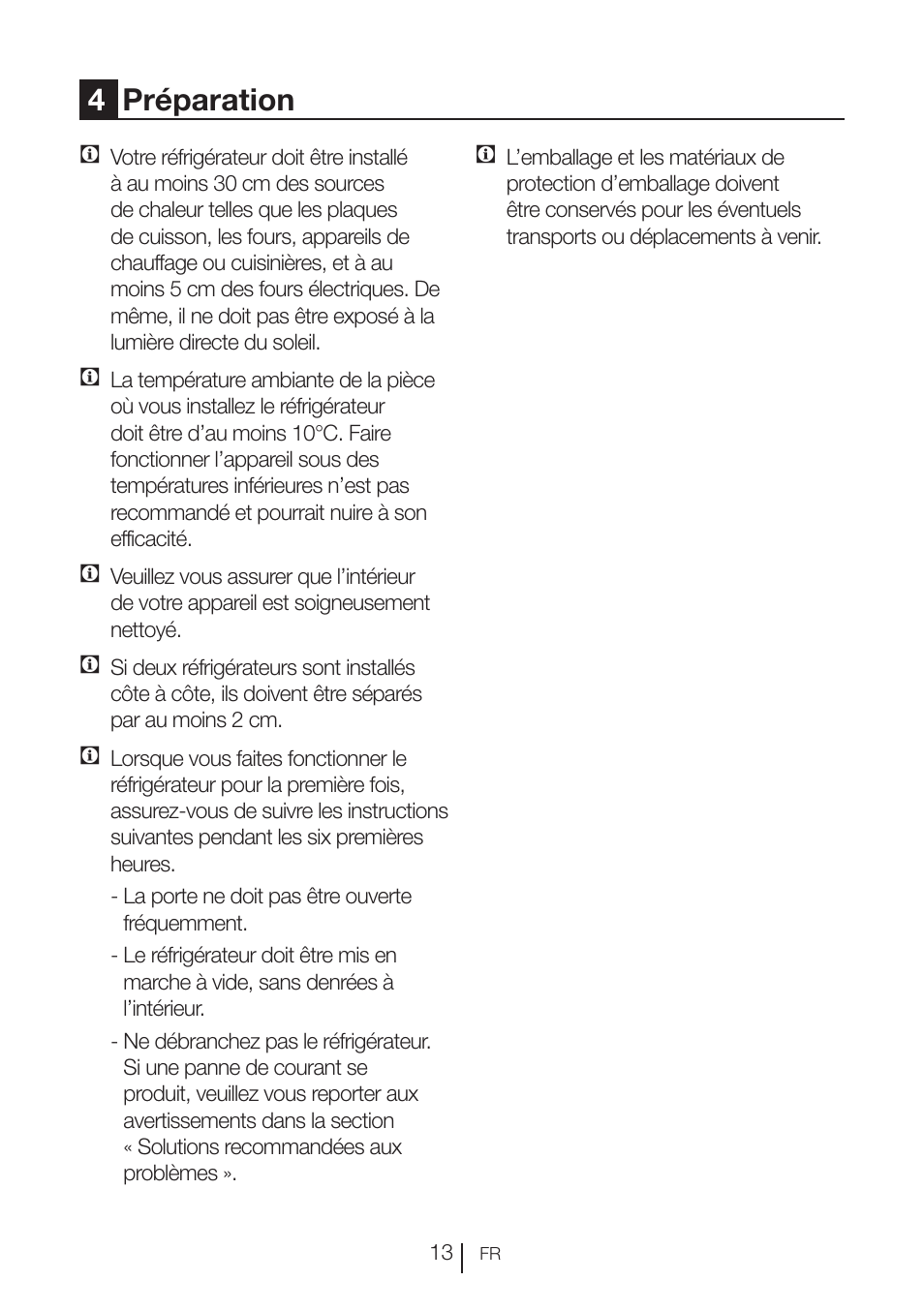 4préparation | Beko RBI 2302 F User Manual | Page 55 / 85