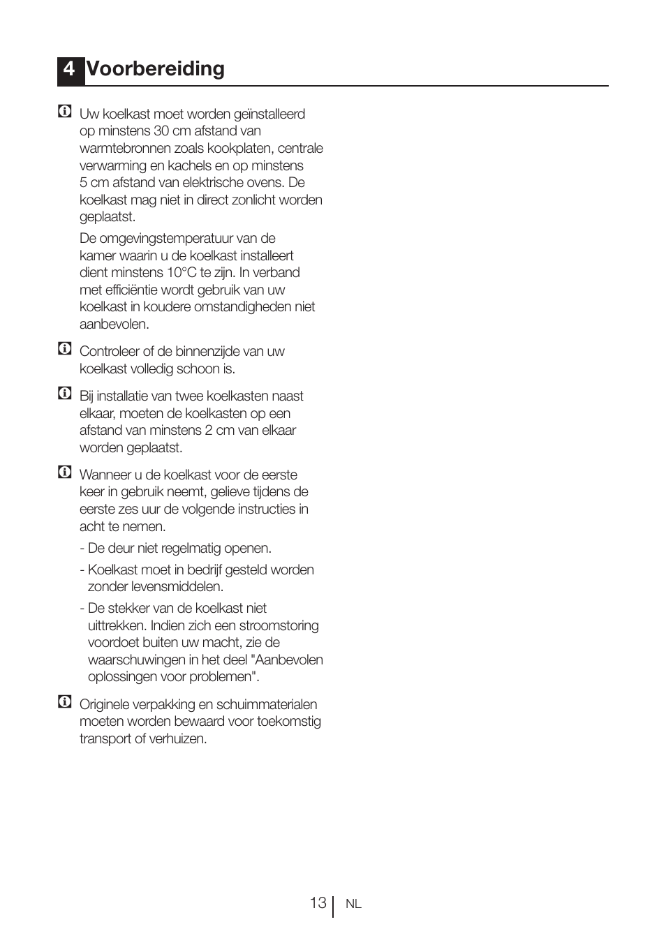 4voorbereiding | Beko RBI 2302 F User Manual | Page 76 / 85