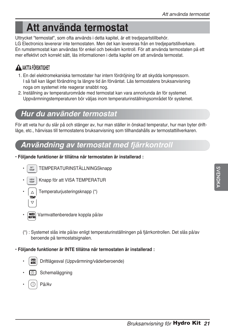 Att använda termostat | LG ARNH08GK3A2 User Manual | Page 411 / 495