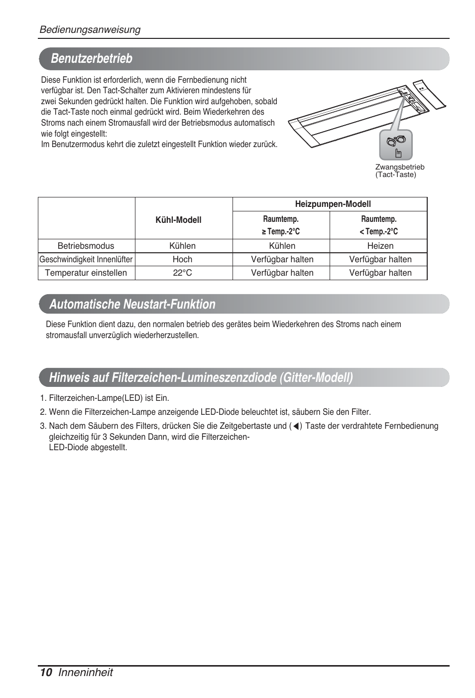 10 inneninheit | LG MT09AH User Manual | Page 154 / 289