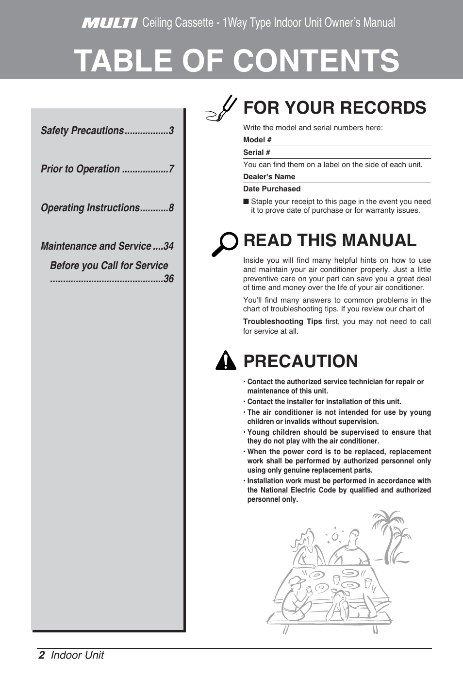 LG MT09AH User Manual | Page 2 / 289