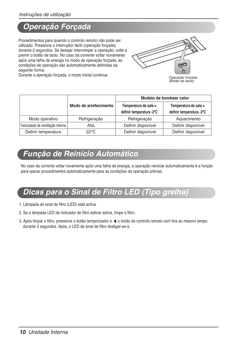 10 unidade interna | LG MT09AH User Manual | Page 226 / 289