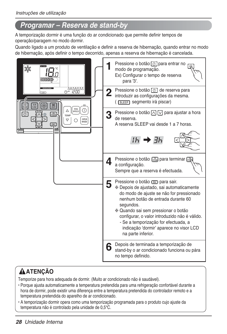 Programar – reserva de stand-by | LG MT09AH User Manual | Page 244 / 289