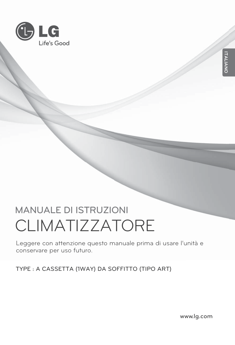 Climatizzatore, Manuale di istruzioni | LG MT09AH User Manual | Page 37 / 289