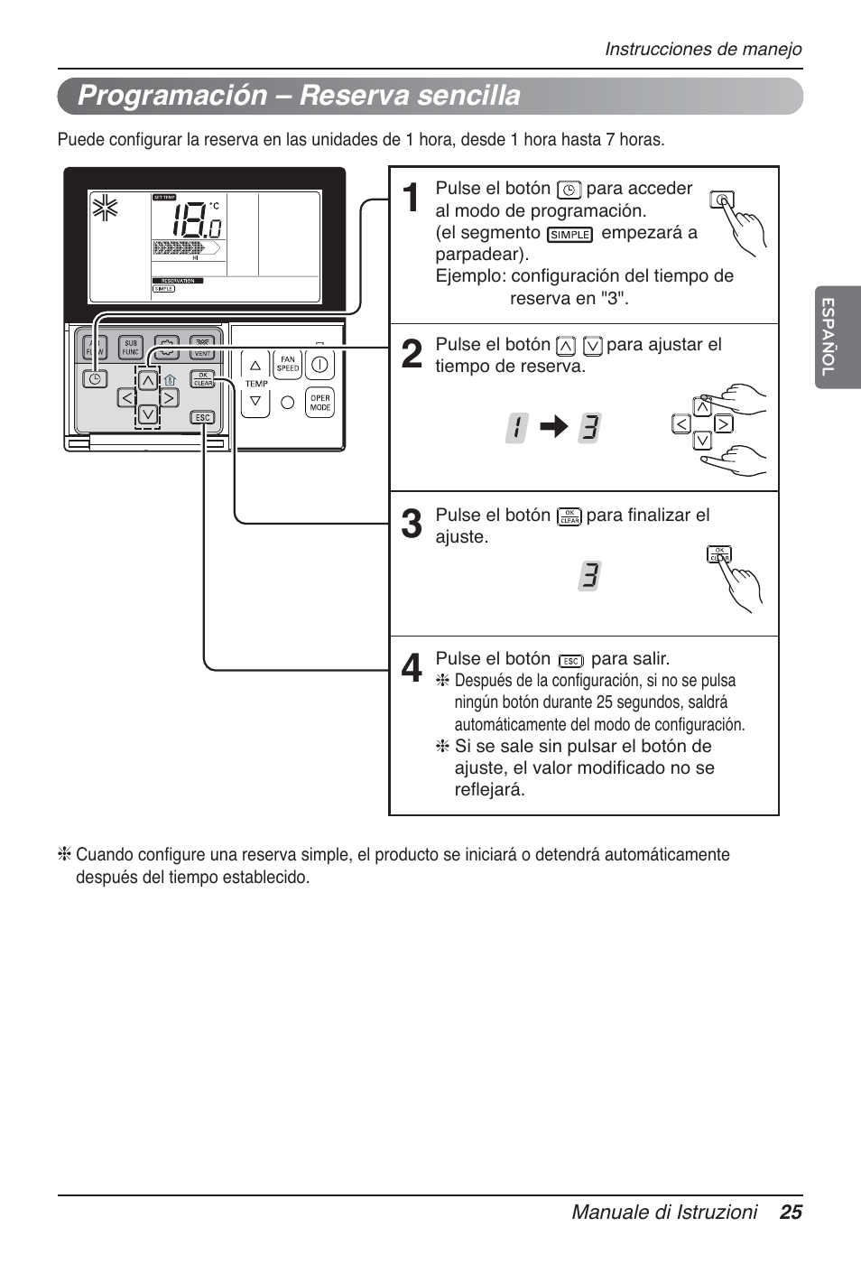 Programación – reserva sencilla | LG MT09AH User Manual | Page 97 / 289