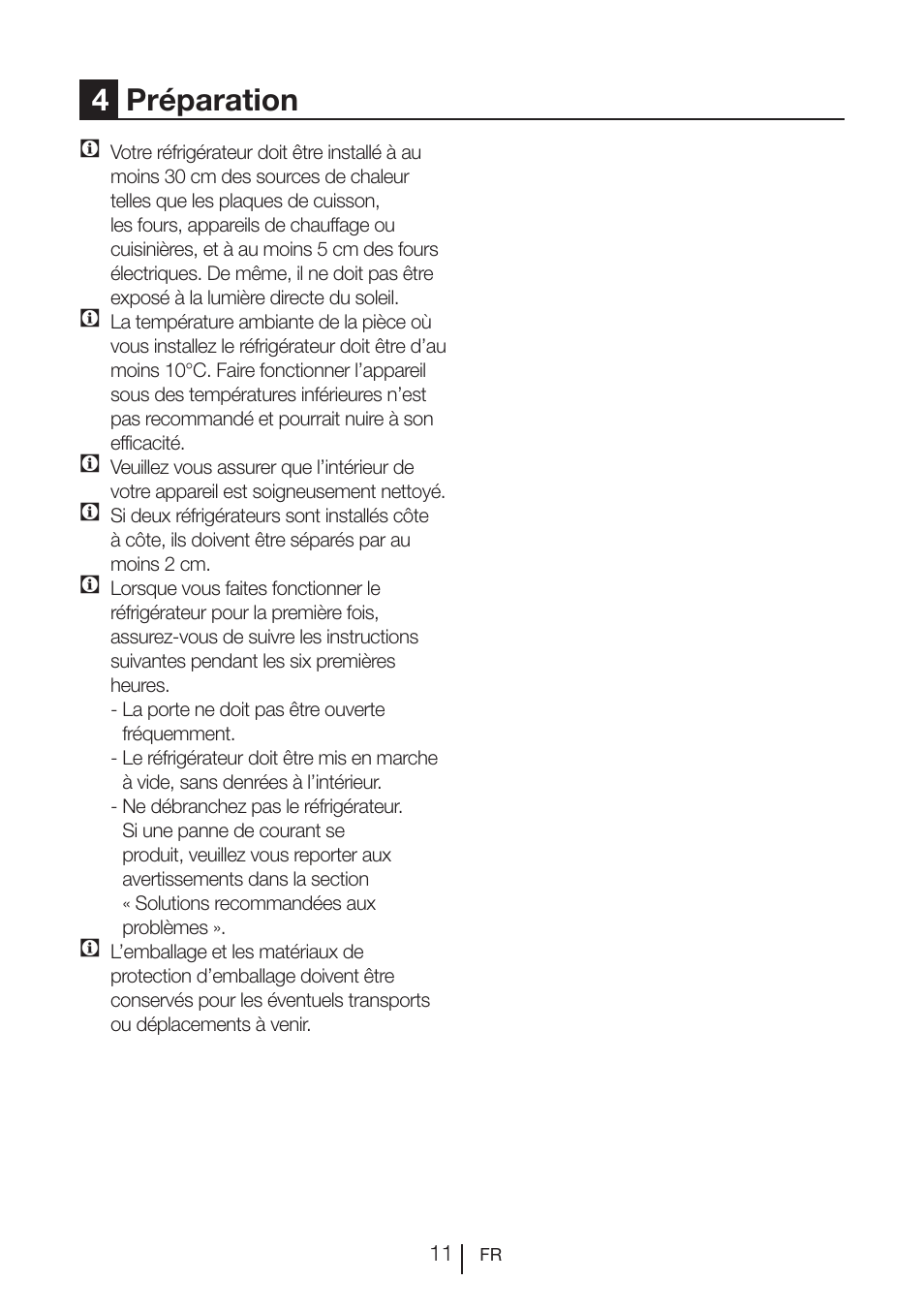 4préparation | Beko FS 127930 User Manual | Page 52 / 82