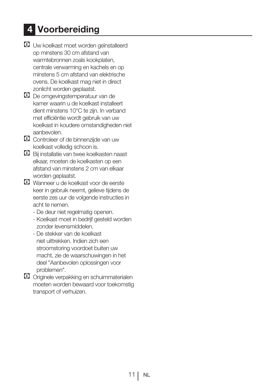 4voorbereiding | Beko FS 127930 User Manual | Page 72 / 82