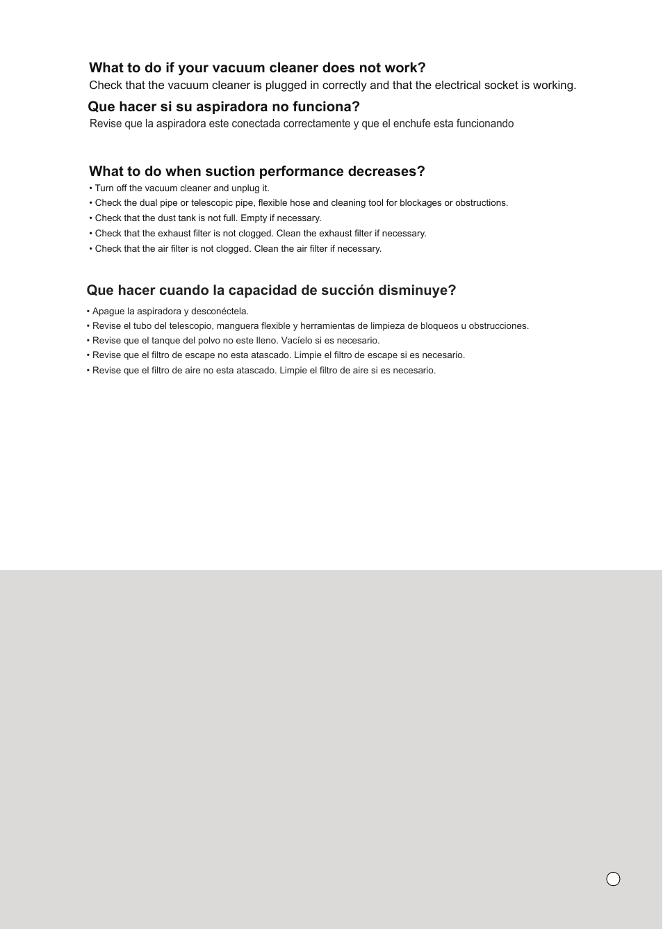 LG VC3016NRTQ User Manual | Page 24 / 25