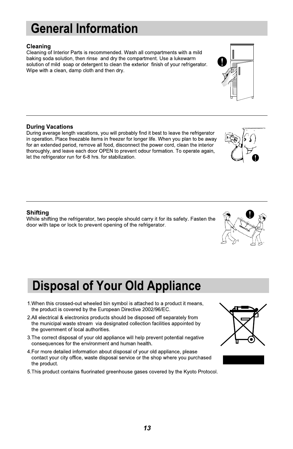 LG GR3421W User Manual | Page 14 / 48