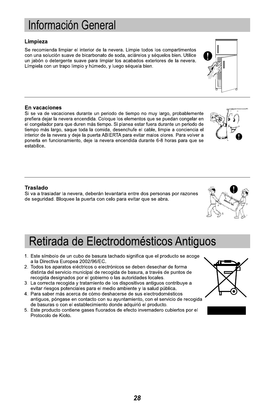 Informacion general | LG GR3421W User Manual | Page 29 / 48