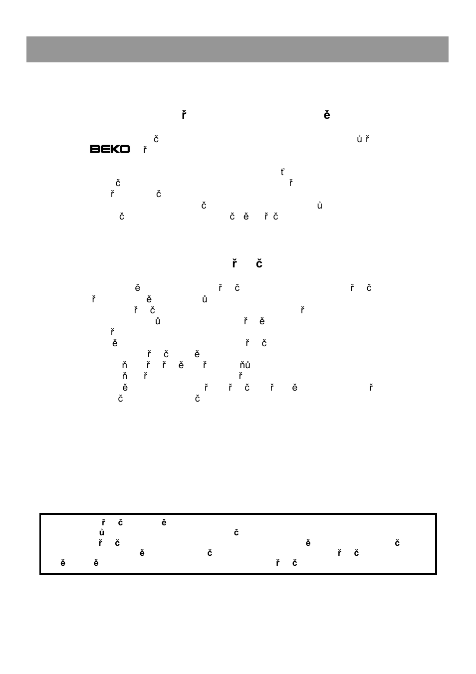 Návod k použití, Blahop ř ejeme vám k vaší volb ě, Recyklace starého spot ř ebi č e | Beko HSA 24540 User Manual | Page 41 / 48