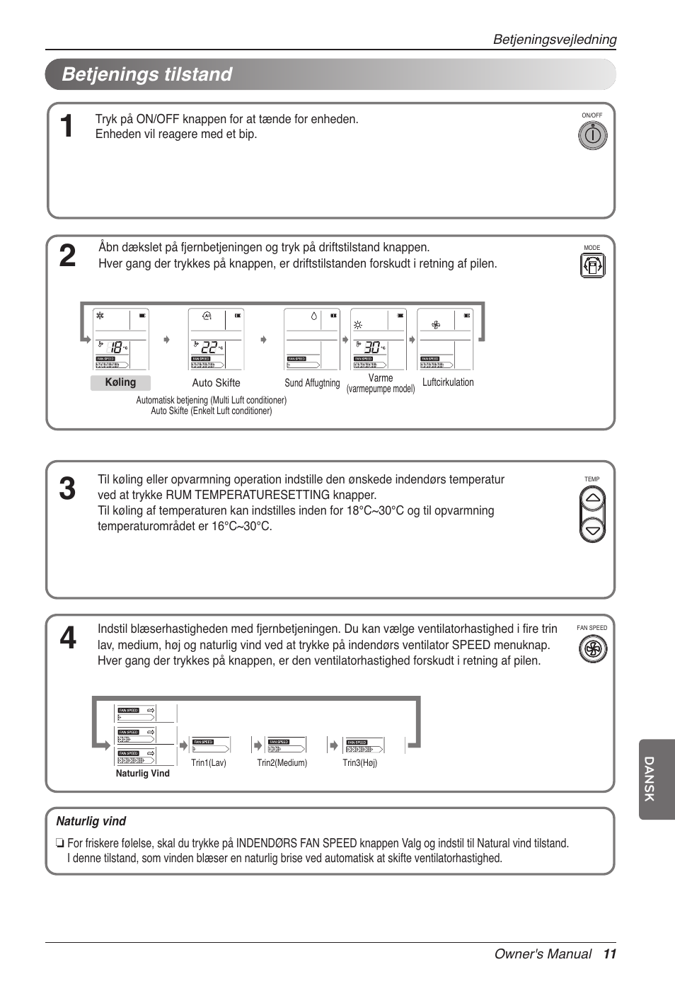 Betjenings tilstand | LG CC07AWV User Manual | Page 371 / 381