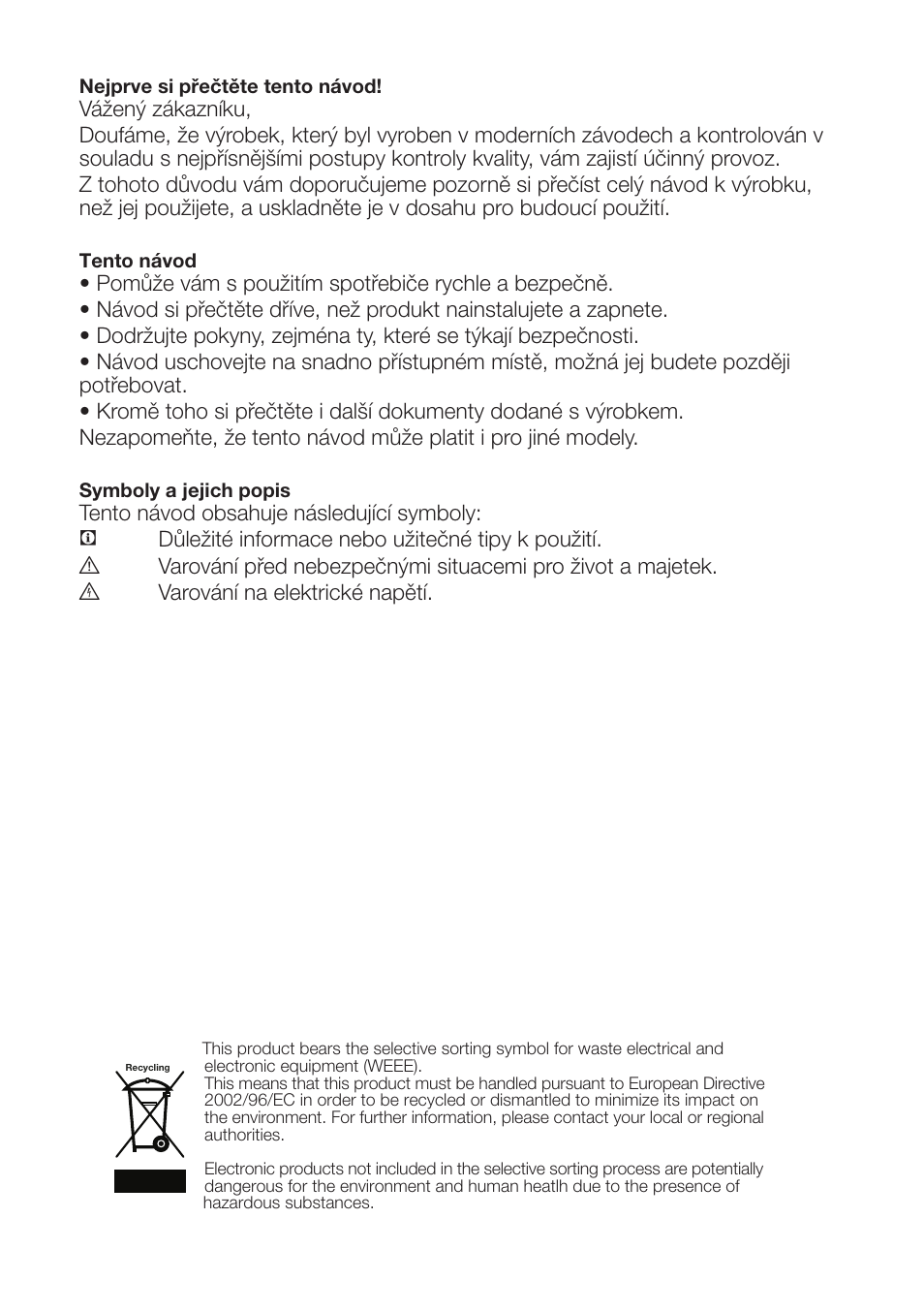 Beko VNE 1002 User Manual | Page 75 / 92