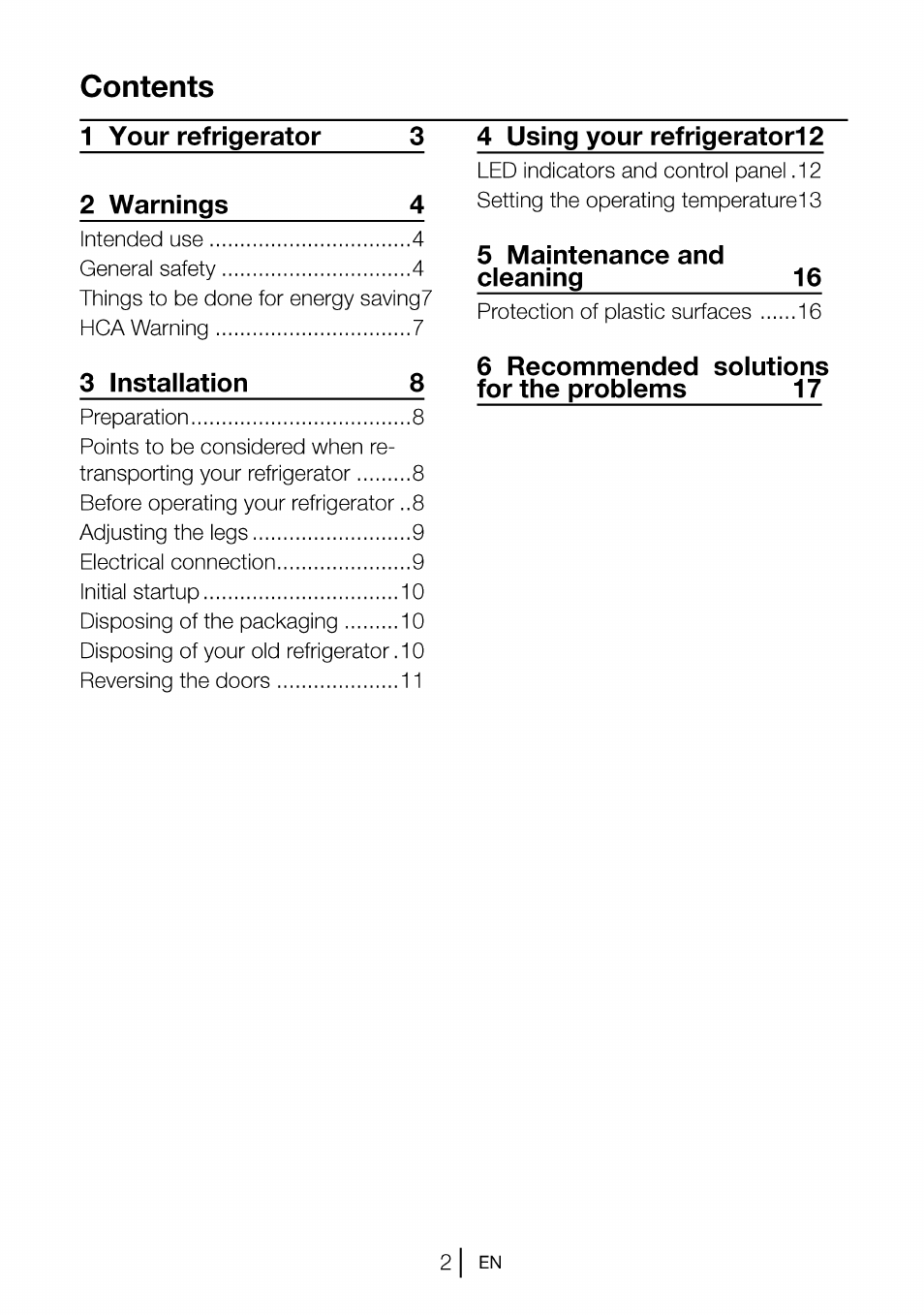 Beko B 1901 User Manual | Page 3 / 60