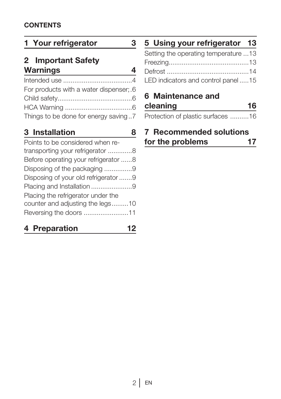 Beko BU 1201 User Manual | Page 5 / 202