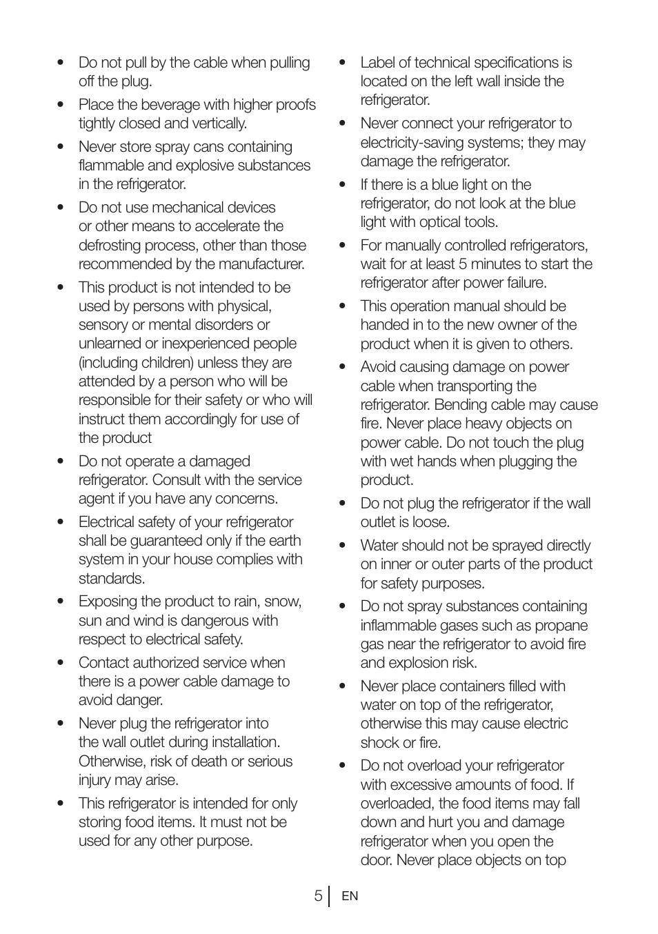 Beko BU 1201 User Manual | Page 8 / 202