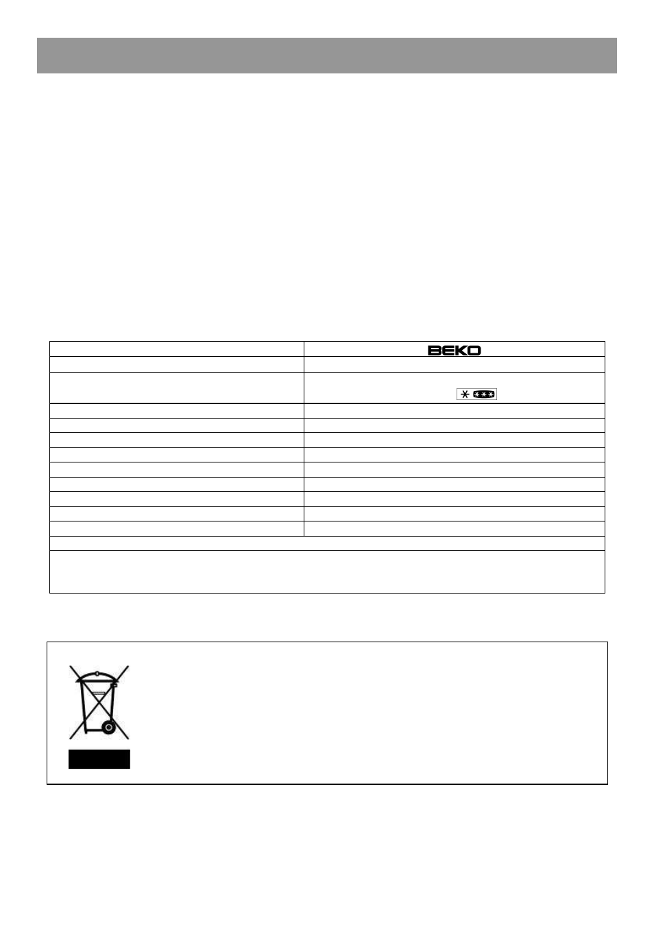 Notice d’utilisation | Beko CN 228230 User Manual | Page 43 / 56