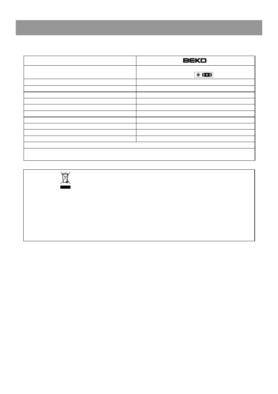 Gebruiksaanwijzing | Beko CN 232120 User Manual | Page 42 / 60