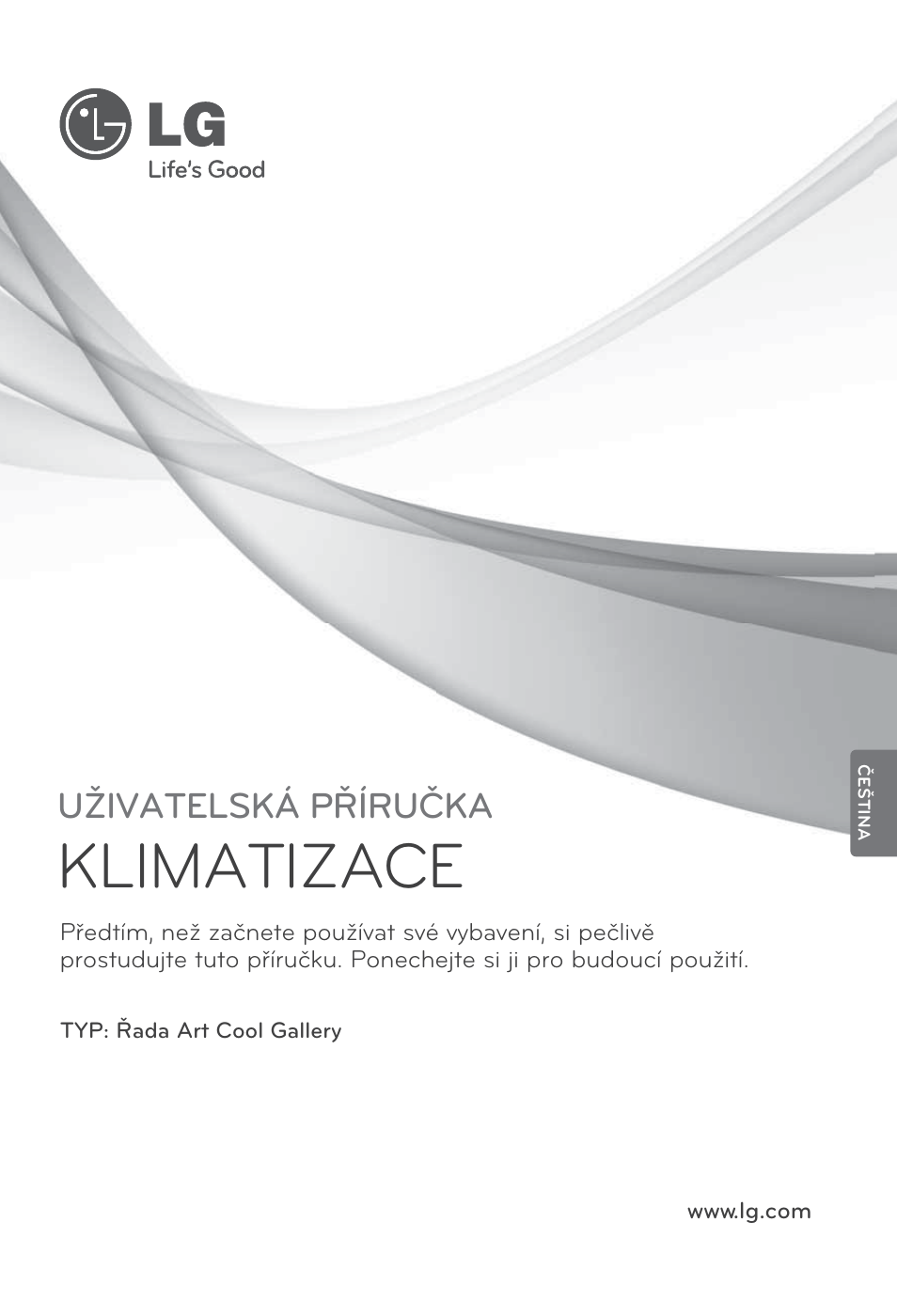 Čeština, Klimatizace, Uživatelská příručka | LG ARNU12GSFV2 User Manual | Page 85 / 267