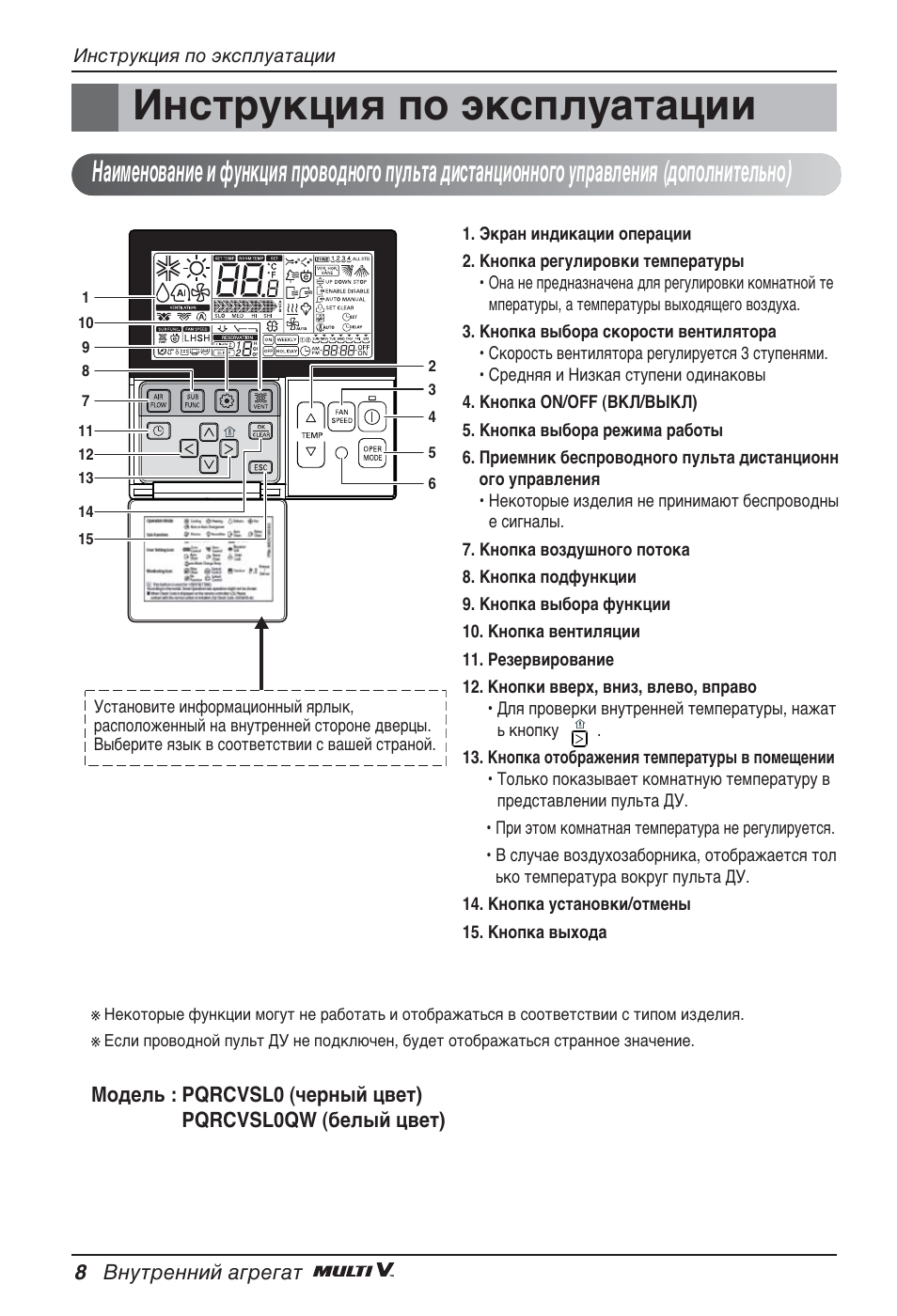 Амтъûíˆëﬂ фу ˝нтфоы‡ъ‡ˆлл | LG ARNU09GSBL2 User Manual | Page 104 / 109