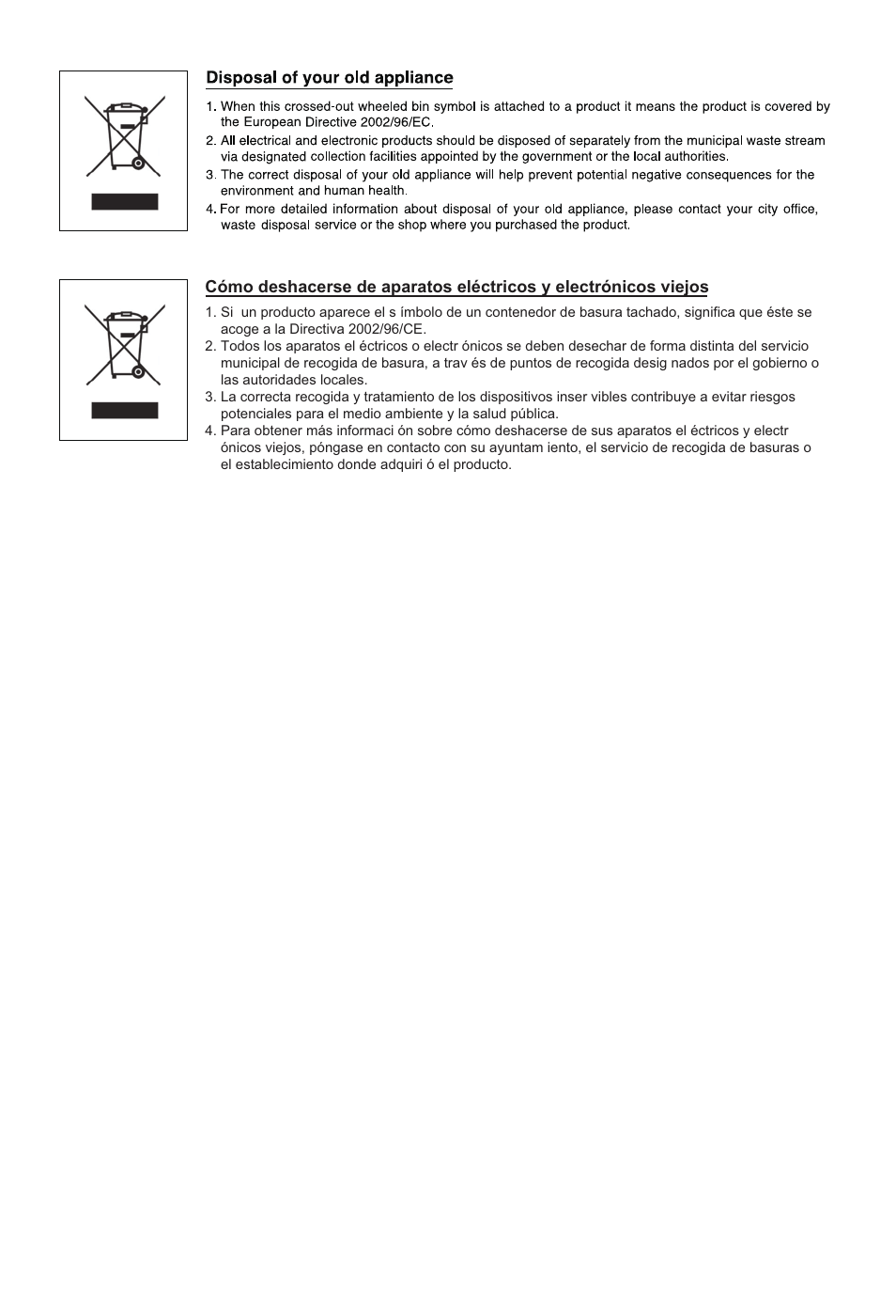 LG VC2320NNTQ User Manual | Page 21 / 22
