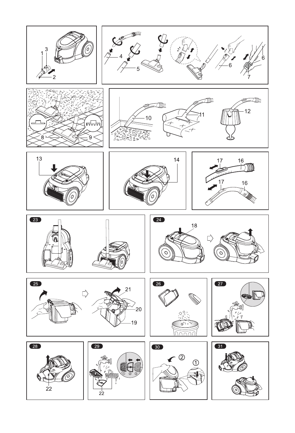 LG VC2320NNTQ User Manual | Page 4 / 22