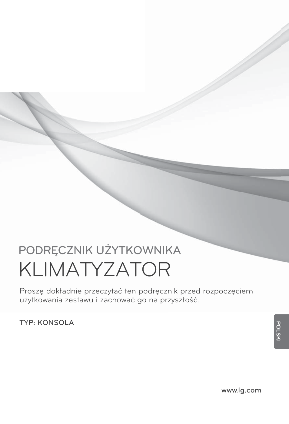 Polski, Klimatyzator, Podręcznik użytkownika | LG ARNU15GQAA2 User Manual | Page 113 / 266