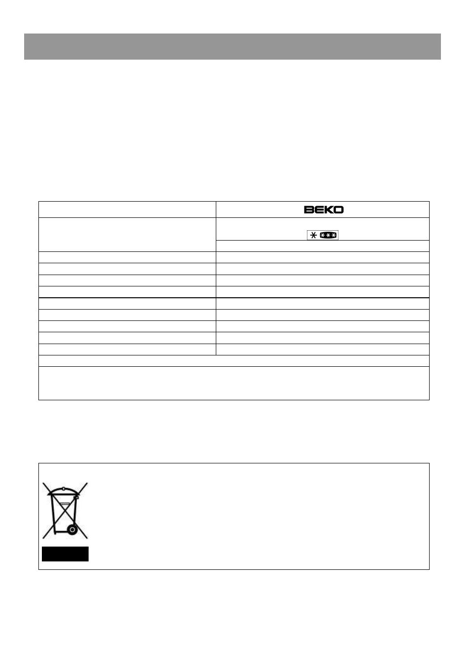 Notice d’utilisation | Beko CS 238030 User Manual | Page 30 / 40