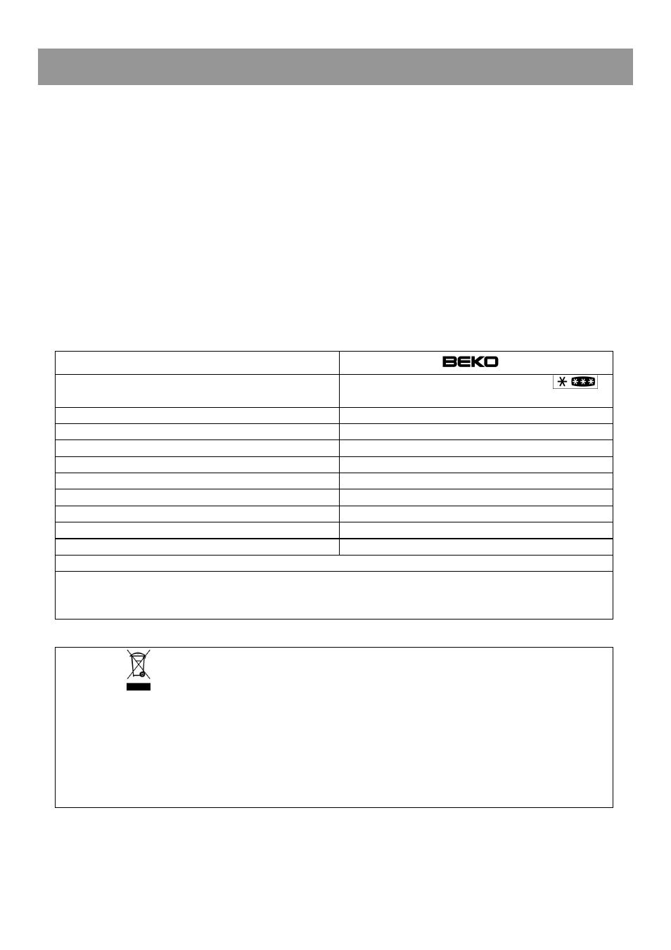 Istruzioni per l'uso | Beko CS 238030 User Manual | Page 38 / 40