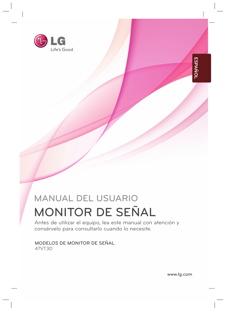 LG 47VT30MS-B User Manual | 87 pages