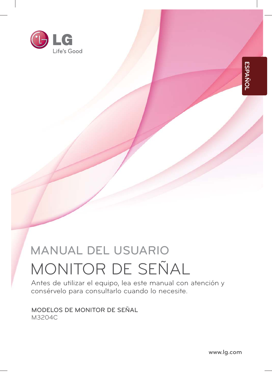 LG monitor-M3704CCBA User Manual | 88 pages