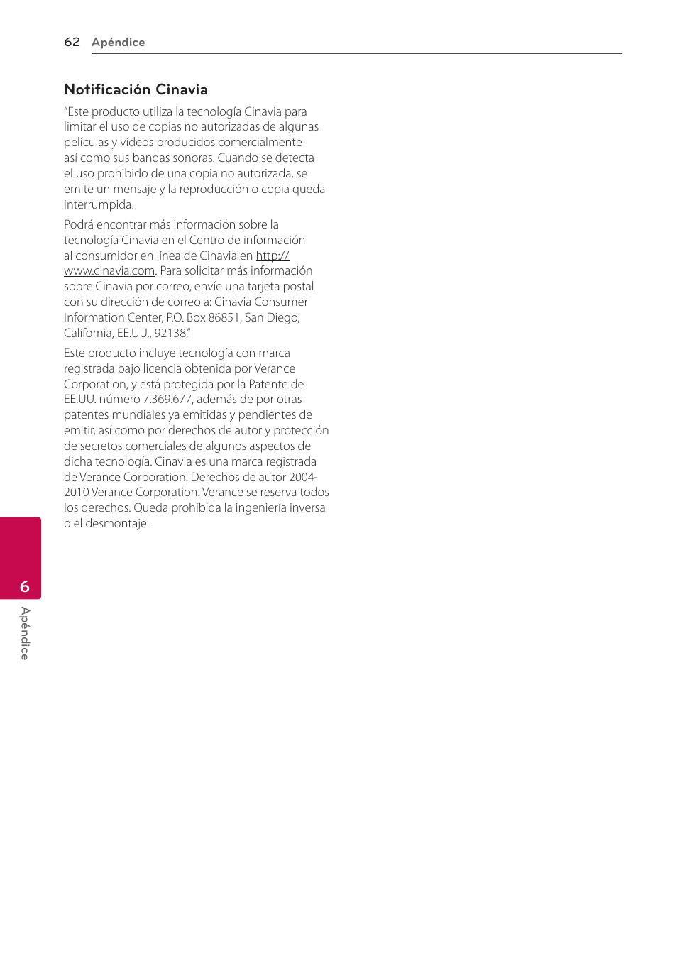 LG BH6220S User Manual | Page 62 / 74