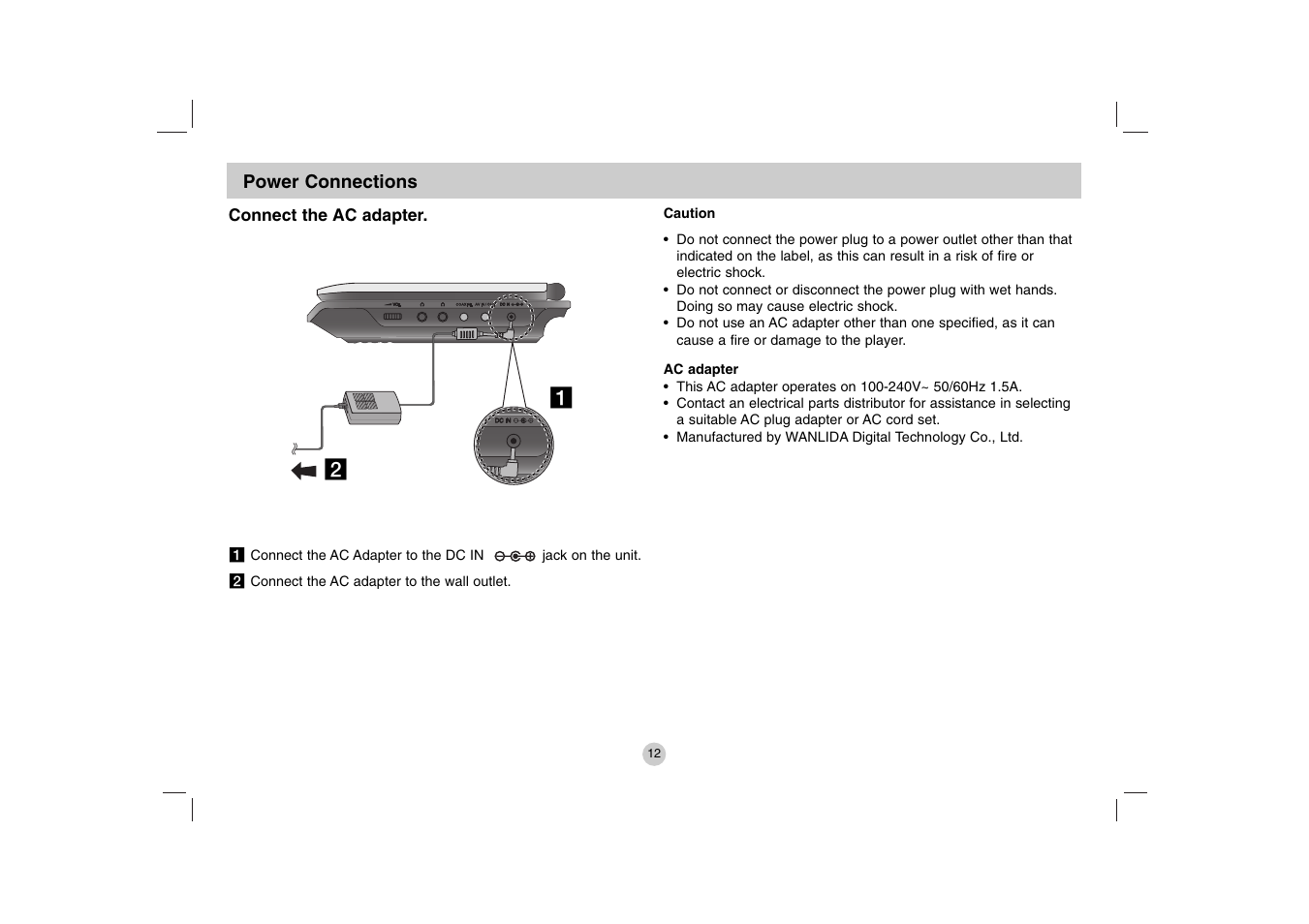LG DP271 User Manual | Page 12 / 84