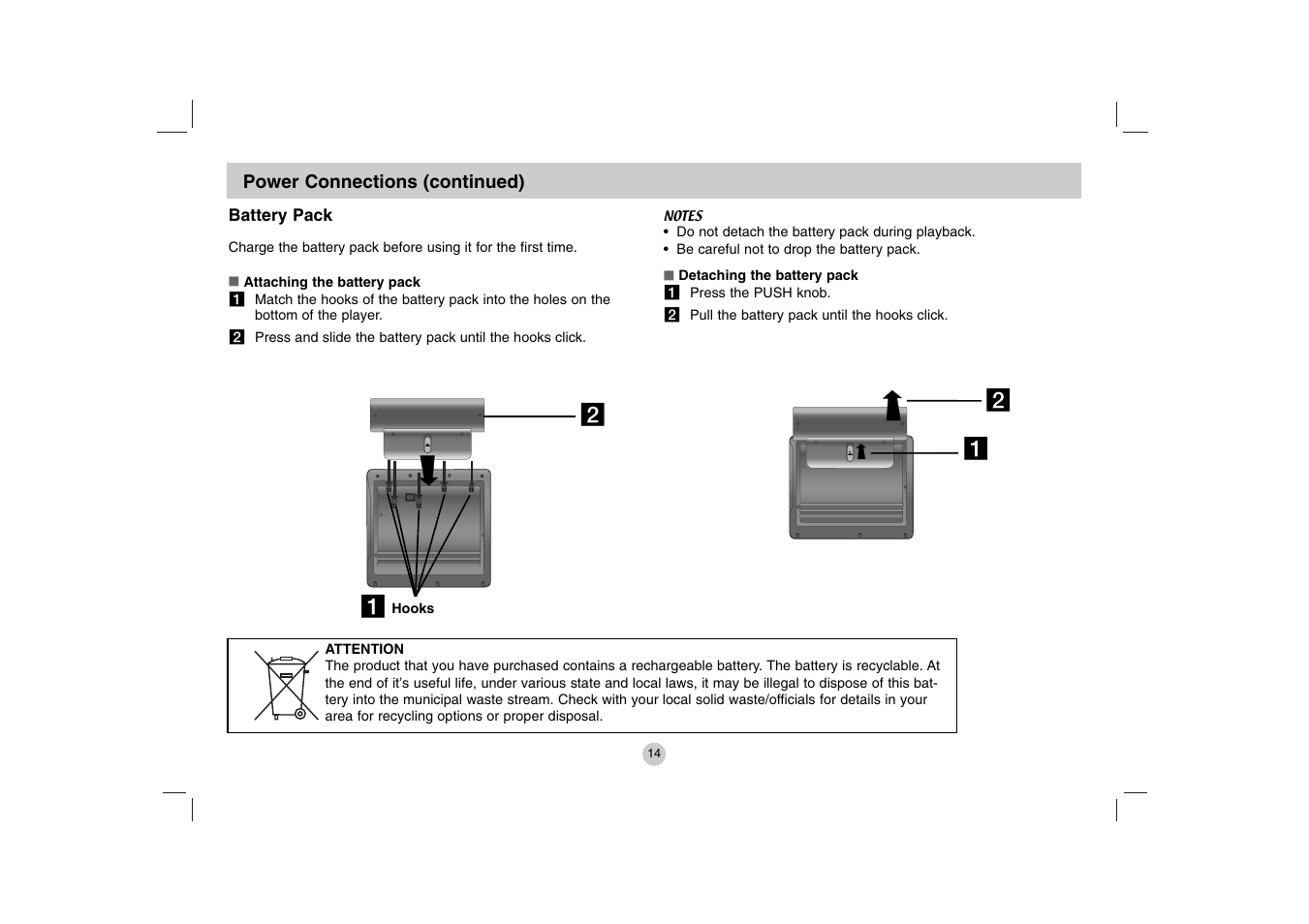 LG DP271 User Manual | Page 14 / 84