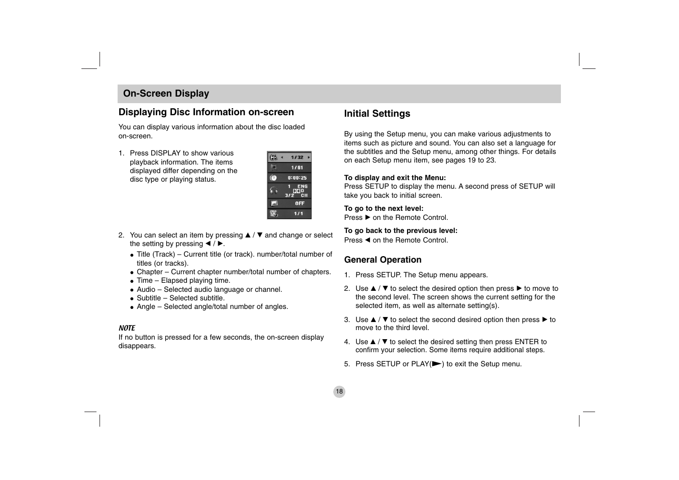 LG DP271 User Manual | Page 18 / 84