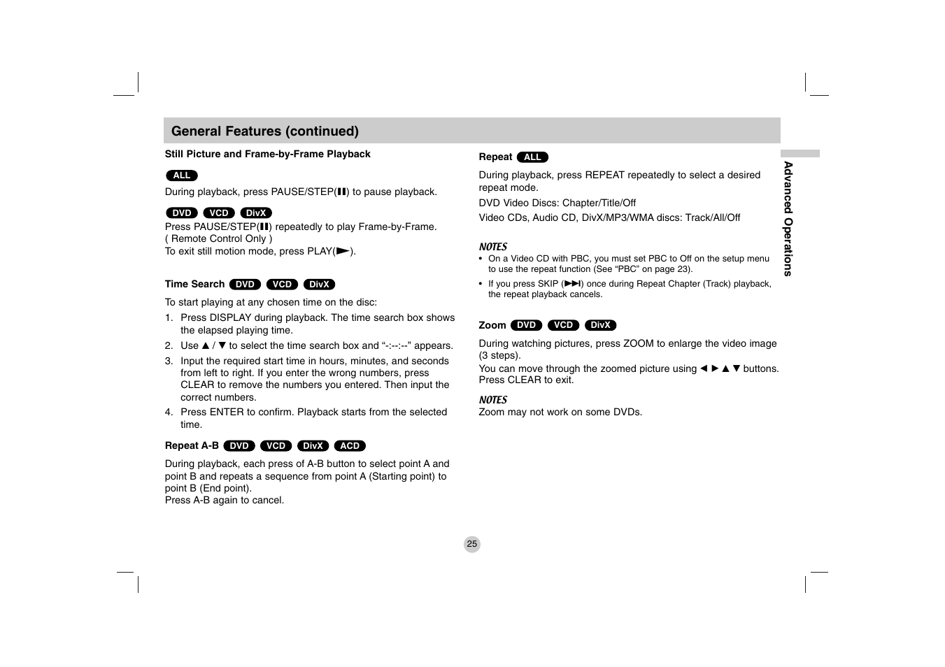 LG DP271 User Manual | Page 25 / 84