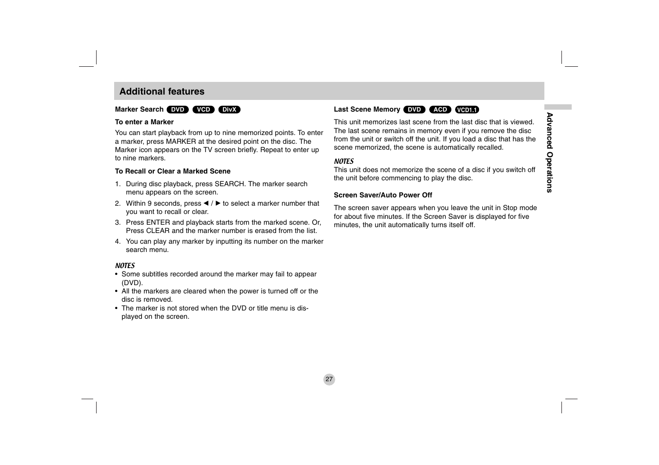 LG DP271 User Manual | Page 27 / 84