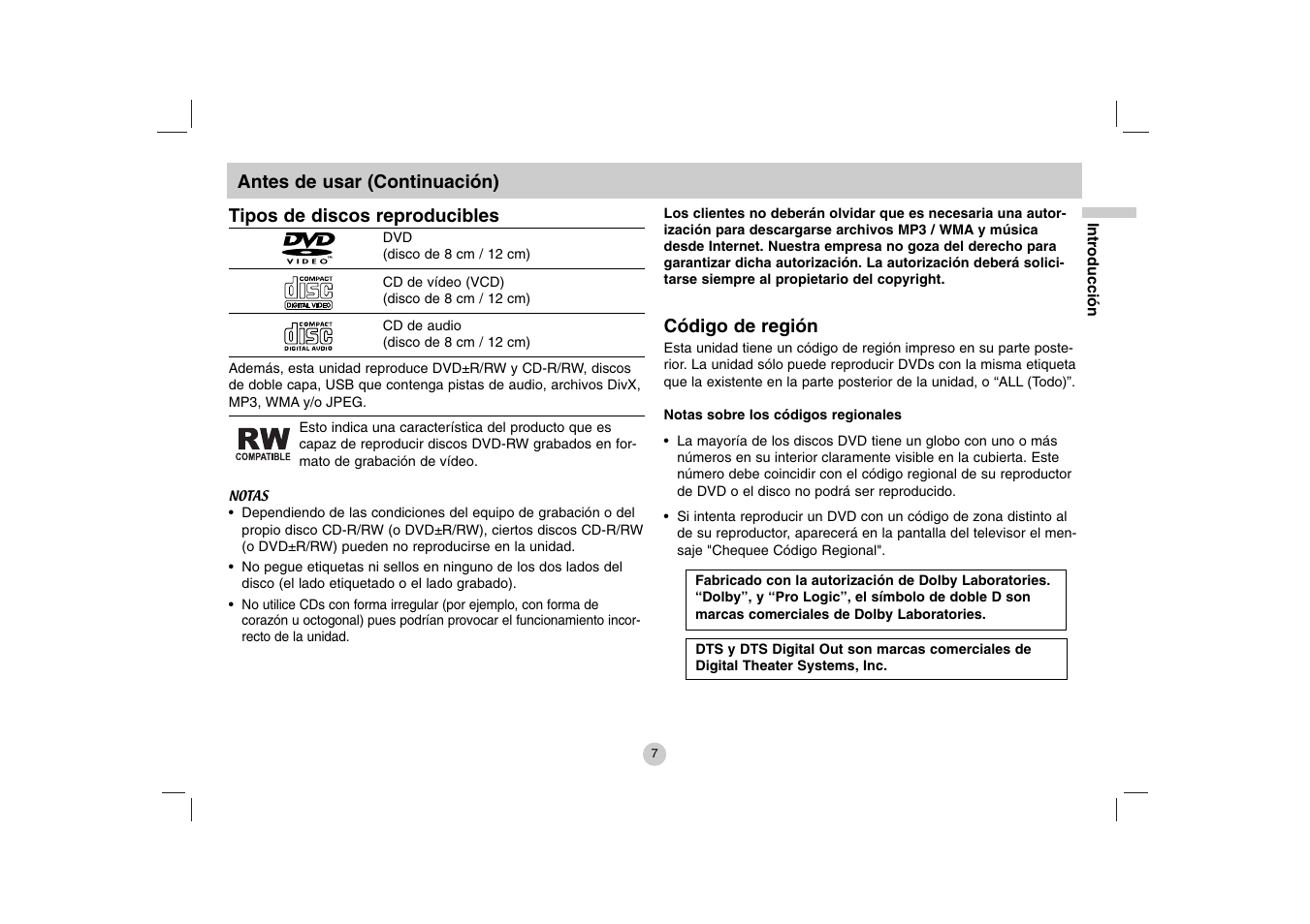LG DP271 User Manual | Page 49 / 84